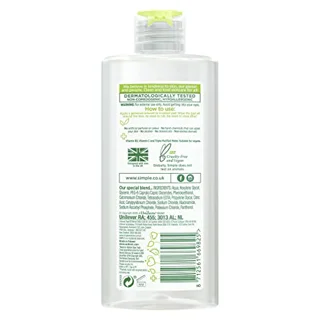 Simple Gently Removes Facial Micellar Water 200ml