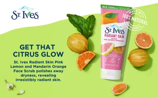 ST.IVES radiant skin scrub pink lemon & mandarin
